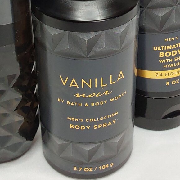 BATH & BODY WORKS 'VANILLA NOIR' 3-PIECE GIFT SET BODY WASH, LOTION & SPRAY MIS - Picture 11 of 16